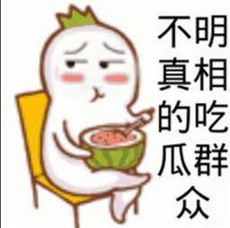 吃瓜群众表情是什么意思啊,揭秘“吃瓜群众”表情背后的网络文化现象